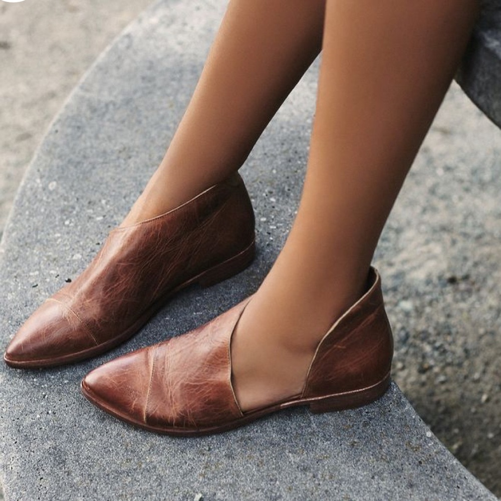 Free People Royale Flat - tan leather - EU38 / US8